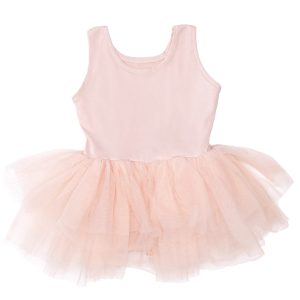 Roze ballet tutu jurk van Great Pretenders met mouwloos bovenstuk en volle rok van meerdere lagen tule