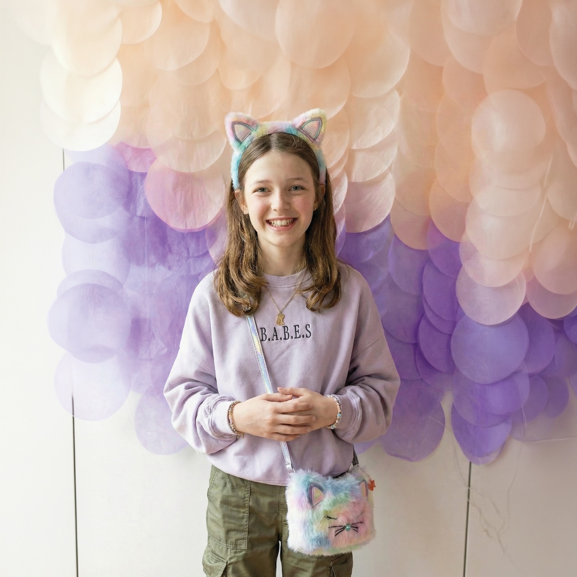 Pluche Unicorn Haarband – Great Pretenders - Afbeelding 2